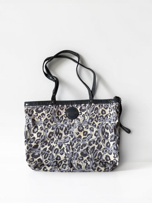Vintage Coach Schultertasche Leo