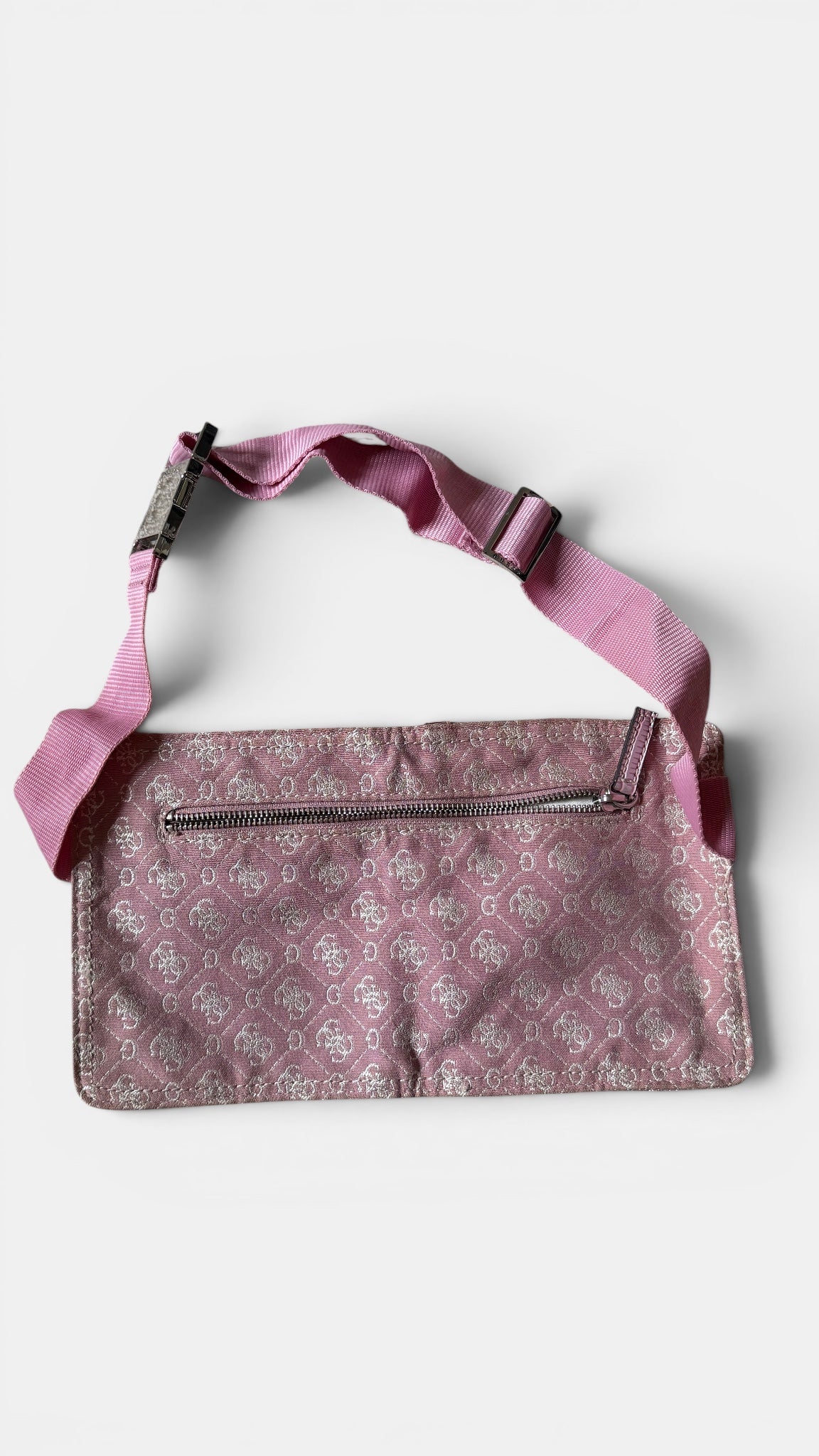 Vintage Guess Y2K Monogram Bauchtasche