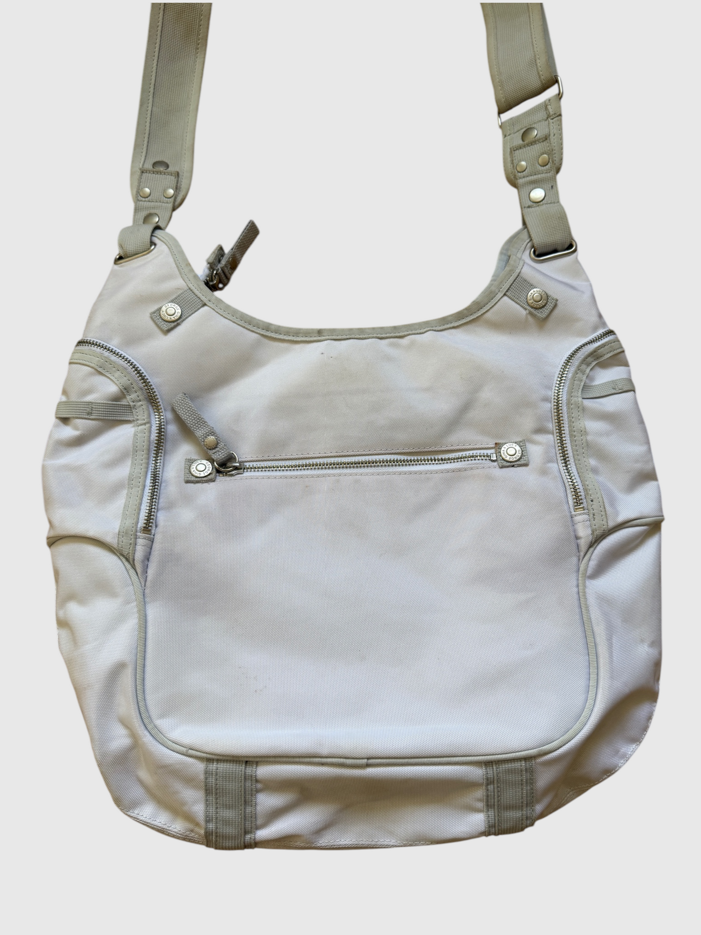 x Vintage George Gina & Lucy Schultertasche Weiss