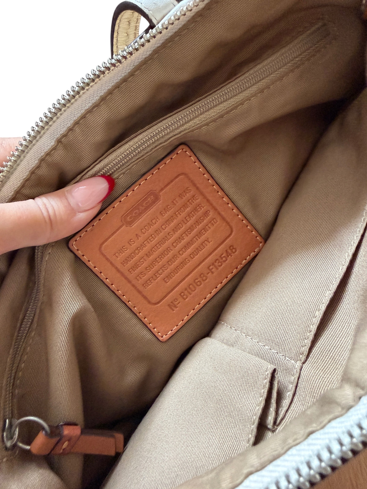 x Vintage Coach Signature Tote Bag – Braun & Creme