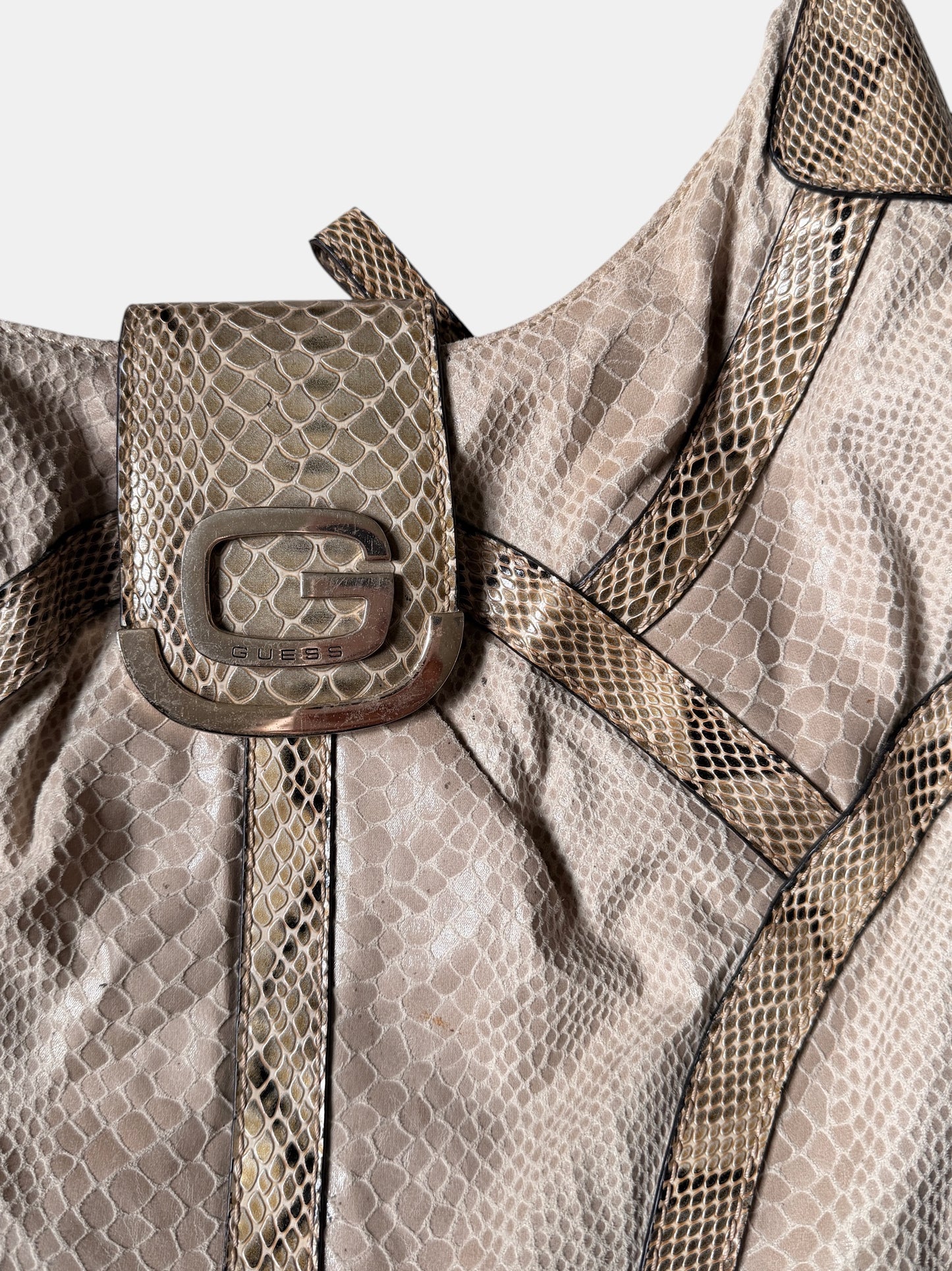 Vintage Guess Python Shopper